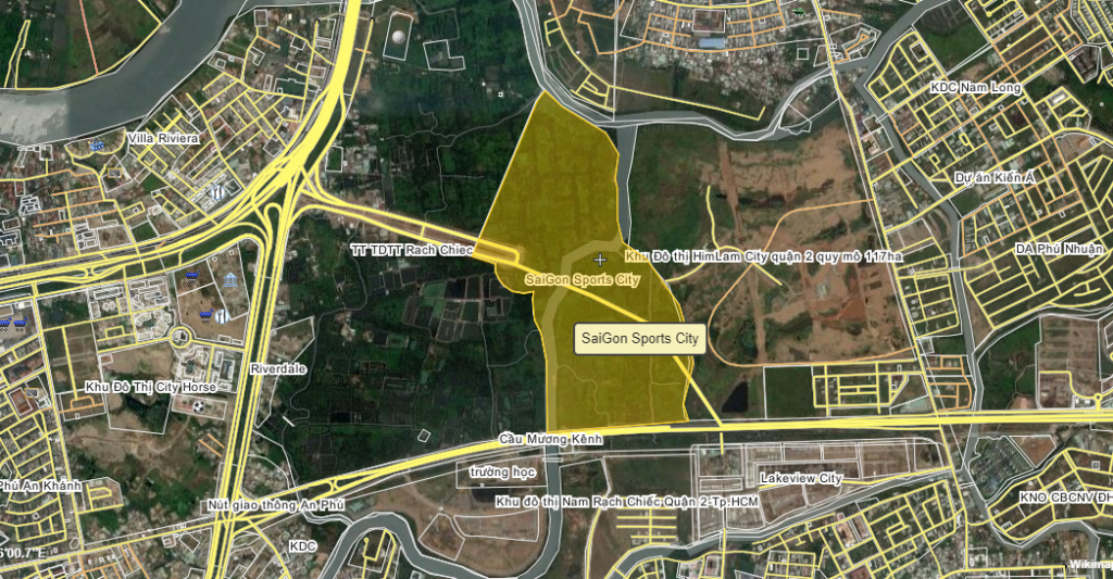 vi tri du an saigon sports city